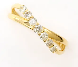 C&A Yellow Gold Yellow Gold (18K) Band Ring (Pre-Owned)
