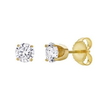 LuvMyJewelry Seraph 0.75 Ct TW Lab Grown Round Diamond Studs 14K Gold Earrings in 14K Yellow Gold at Nordstrom