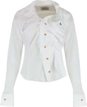 Vivienne Westwood Drunken Shirt In Cotton
