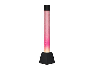Vente-Unique L&aacute;mpara de burbujas de agua - LEDs de cambio de color - Negro - Altura 130 cm - WOBY
