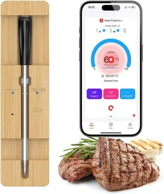 OEM Sonda De Cocina Inal&aacute;mbrica Bluetooth, Term&oacute;metro Magn&eacute;tico De Precisi&oacute;n Para Carne, Alarma Para Smartphone, Para La Cocina
