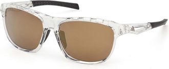 Adidas Sport SP0118 26G Mens Sunglasses Clear Size 59