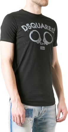 Dsquared2 black handcuff t-shirt Size M