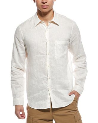 Theory Irving Relaxed Linen Shirt
