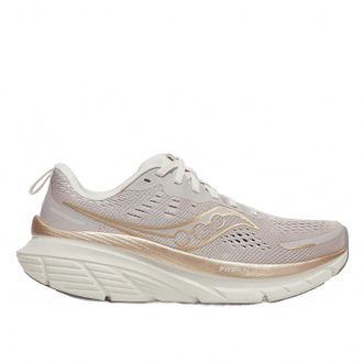 Saucony Womens Guide 18 Running Shoes In Oat Quartz