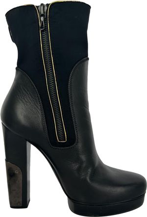 Lanvin Ankle Boots in Black Leather