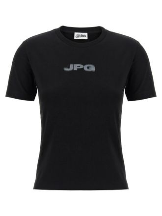 Jean Paul Gaultier Womens The Black Jpg Baby Tee T-Shirt