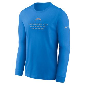 Nike Los Angeles Chargers Team Issue Nike Mens Dri-FIT NFL Long-Sleeve T-Shirt in Blue | 02EW48Y97-ZSZ