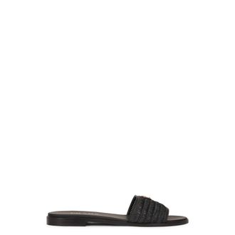 Prada Sliders, female, Black, Size: 8 US Slider Sandal
