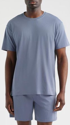Nordstrom Cotton & Modal Crewneck T-Shirt in Grey Folkstone at Nordstrom, Size X-Large