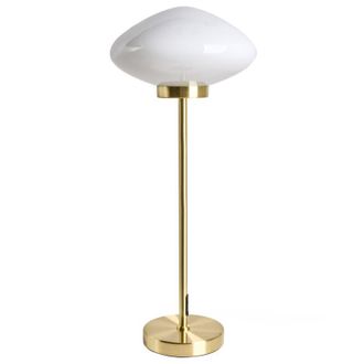 Beliani L&aacute;mpara De Mesa Moderna Base De Hierro Pantalla De Vidrio Sal&oacute;n Negro Dorado Sibun