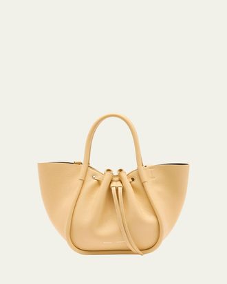 Proenza Schouler Small Ruched Leather Tote Bag