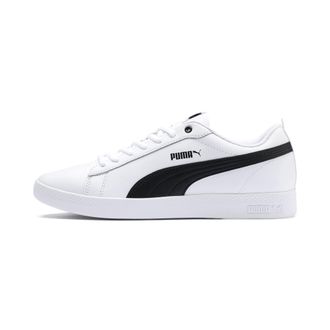 Puma Puma Women Puma Smash Wns V2 L Sneakers, Puma White-Puma Black, 7.5 UK
