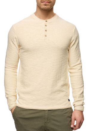 Indicode Rundhalspullover INDICODE INHoffmann, Herren, Gr. XXL, grau (fog), Strick, Obermaterial: 100% Baumwolle, unifarben, regular fit, Rundhals, Pullover Ru