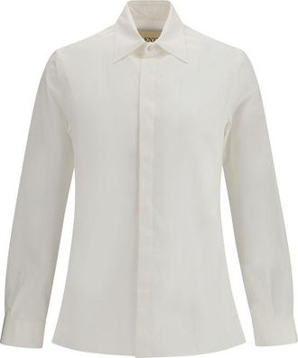 Valentino Garavani White Cotton Dress Mens Shirt