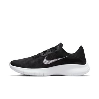 Nike Mens Flex Experience Run 11 Trainers, Black White, 8.5 UK