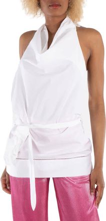 Studio Amelia Ladies White Giro Scarf Top