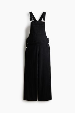 H&M MAMA Before & After Latzhose aus Denim - Schwarz