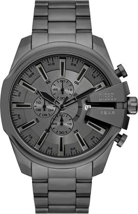 Diesel Diesel Mega Chief Slim Chronograph Gray Stainless Steel Watch - Timeframes - Man - Grey