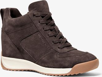 Michael Kors Nikko S2 Suede Wedge Trainer