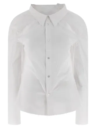 Maison Margiela White Cotton Womens Blouse