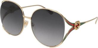 Gucci Sunglasses - unisex - Gucci - Sunglasses - Yellow - 63 MM - Accessories