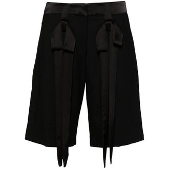 DAVID KOMA Bow-embellished Shorts
