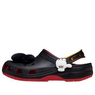Crocs (WMNS) Crocs x Mickey Mouse Classic Clogs Black Red 209895-8C1