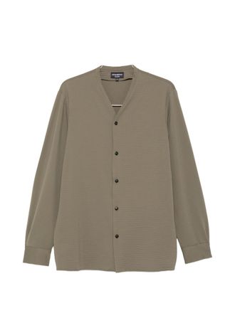 Emporio Armani Mens V-Neck V-Necked Shirt