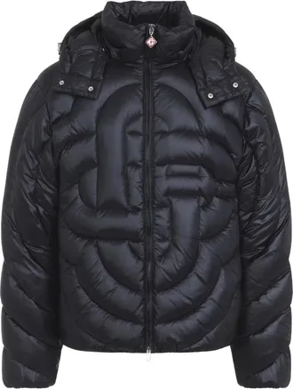 Casablanca Jassen, Heren, Zwart, XL, Nylon, Gewatteerd Pufferjack