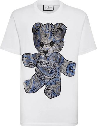 Philipp Plein Heren, Tops, Wit, Maat: 2XL Katoen