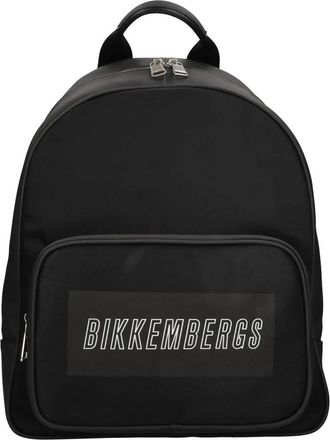 Dirk Bikkembergs Rugzak van kunstleer en stof - Heren - Rugzakken - Zwart - ONE Size - Leer - Tassen