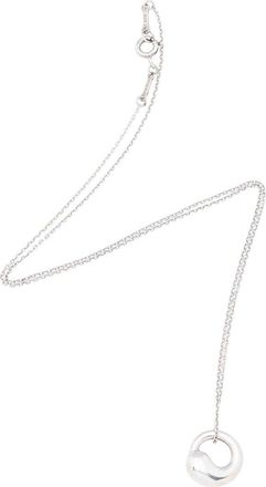 Tiffany & Co. Silver Elsa Peretti Eternal Circle Necklace (Authentic Pre- Loved)