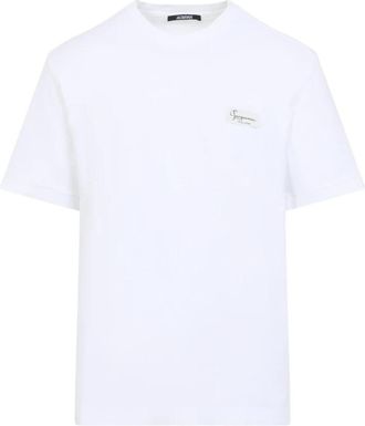 Jacquemus Le Montaigne T-shirt - Heren - T-shirts - Wit - XL - Katoen - Tops