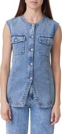 Habitual Longline Denim Vest in Pacific at Nordstrom, Size Medium