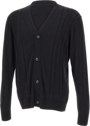 Tagliatore Moore Cardigan - Heren - Vesten - Zwart - S - Truien & Vesten