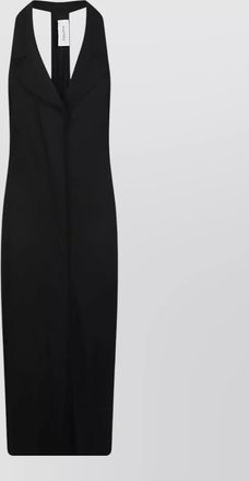 Anemos halter neck sleeveless midi length dress