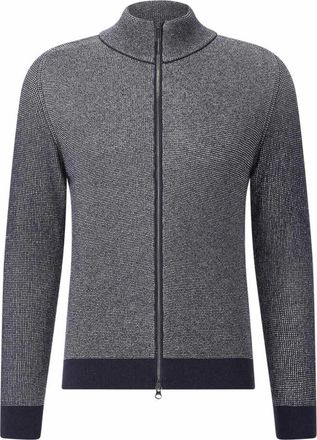 Phil Petter Cardigans - Heren - Vesten - Blauw - XL - Katoen - Truien & Vesten