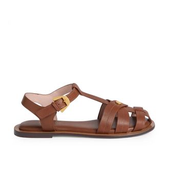 Coccinelle Flat Sandals, female, Brown, Size: 10 US Sunup Sandals