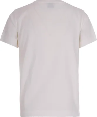 Pinko Womens T-Shirt Logo White White-Snow Cotton T-Shirts & Jerseys White/snow
