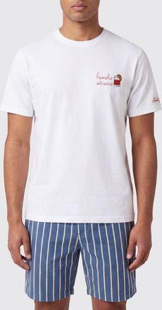 MC2 Saint Barth T-shirt in cotone con scritta ricamata