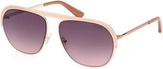 Guess Authentieke Stijlvolle Brillen met Premium Kwaliteit - unisex - Zonnebrillen - Geel - 59 MM - Accessoires