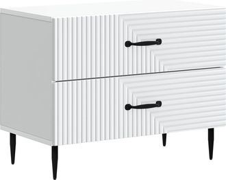 vidaXL Armario De Noche 62 X 34,5 X 47,5 Cm Madera De Ingenier&iacute;a Vidaxl
