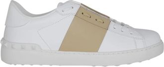 Valentino Open Sneaker - Heren - Sneakers - Wit - 40 EU - Leer - Schoenen
