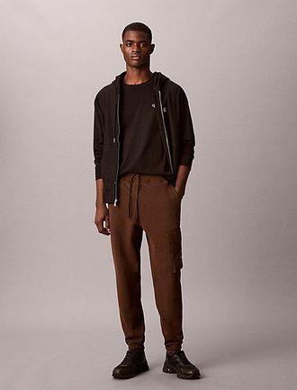 Calvin Klein Joggers Cargo De Felpa De Algod&oacute;n