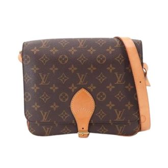 Louis Vuitton Pre-owned Monogram Canvas Shoulder Bag - Dames - Pre-owned - Bruin - Maat: ONE Size Leer