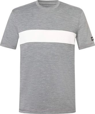 super.natural Montana Brush Tee Merinoshirt f&uuml;r Herren | grau