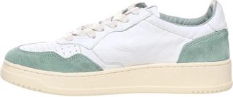 Autry Medalist Low - Dames - Sneakers - Groen - 36 EU - Katoen - Schoenen