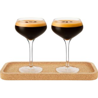 Final Touch Espresso Martini Set - 3 Pieces - 10 oz in Clear at Nordstrom