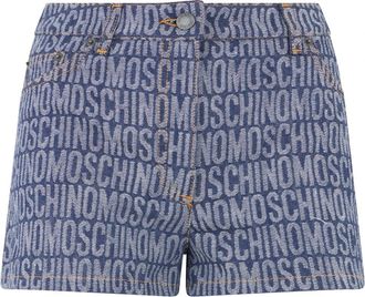 Moschino Comfortabele Zomer Shorts Casual - Dames - Denim shorts - Blauw - S - Katoen - Korte Broeken